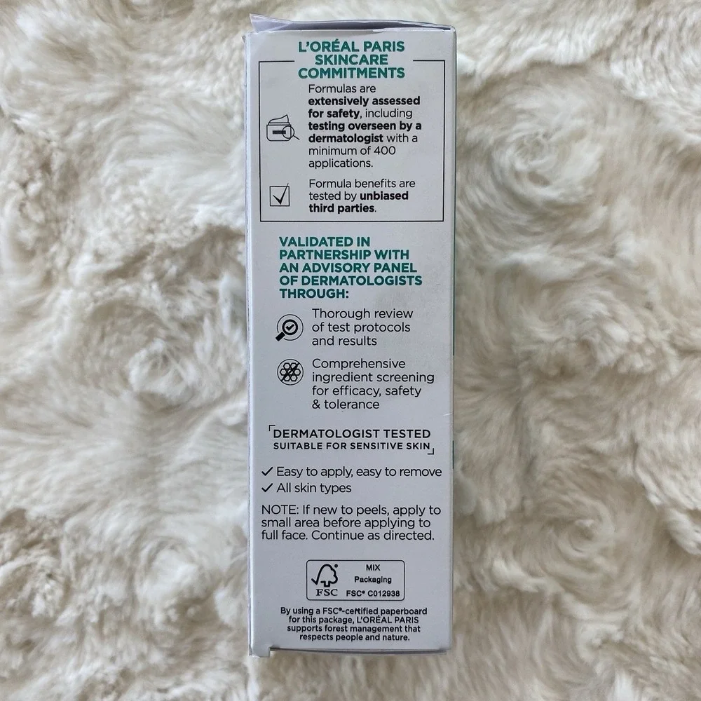 L'Oreal Bright Reveal Dark Spot Exfoliant Peel .84 oz‎ 25% AHA+BHA+PHA